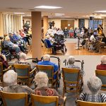 Oak Crest residents enjoying a concert