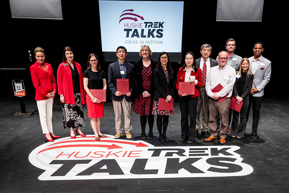 group of Huskie Trek Talks participants